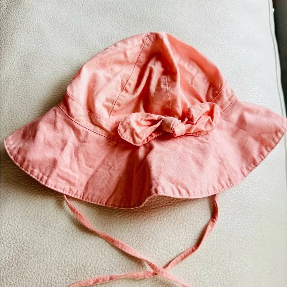 Charming Pink Sun Hat with Bow